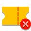 Delete Ticket icon