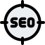 Serach engine optimization work on a target icon