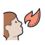 불을 뿜는 사람 icon