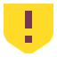 Escudo de advertencia icon