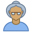 pessoa-velha-mulher-pele-tipo-5 icon