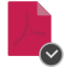 Accept PDF File icon
