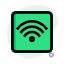 Wifi Signal for railway station and public use icon