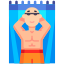 Sunbathing Male icon