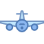 Vista frontal do avião icon