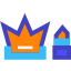 皇冠和口红 icon