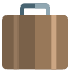 Large package during domestic or international travel icon