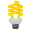 Ampoule spirale icon