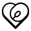 Cuore con il mouse icon