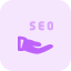 Share seo tricks and tweak isolated on a white background icon