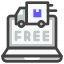 Free delivery icon