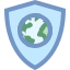 Escudo de internet icon