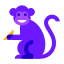 Monkey With A Banana icon