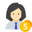 Saleswoman Skin Type 1 icon