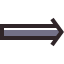 Flecha derecha larga icon