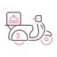 Delivery Bike icon