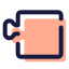 Orange Blockly icon