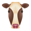 emoji faccia di mucca icon