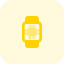 Powerful processor embedded into Smartwatch system layout icon