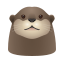 Otter-Emoji icon