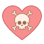 해골 심장 icon