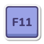F11 Key icon
