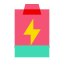 batterie faible en charge icon