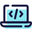 Laptop Coding icon