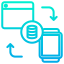 Datos en ambas direcciones icon