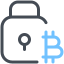 Bitcoin Lock icon