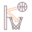 Terrain de basket icon