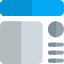 Different shapes of material layout template - technical drawing icon