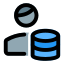 Data storage by a user for the company icon