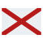 bandiera dell'Alabama icon