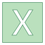 Coordenada X icon