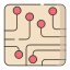 placa de circuito externo-edutainment-flaticons-lineal-color-flat-icons-2 icon
