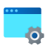 창 설정 icon