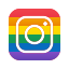 Instagram Pride icon
