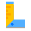 Construction Carpenter Ruler icon