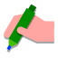 Hand With Pen icon