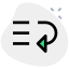 Descend sorting arrow list arrangement prioritize button icon