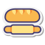 Bread and Rolling Pin icon