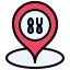 Restaurant Address icon
