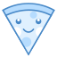 Pizza kawaii icon