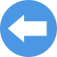 left arrow icon