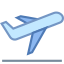 Flugzeug Abflug icon