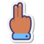 dos dedos-piel-tipo-2 icon