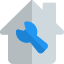 House maintenance and repair isolated on a white background icon