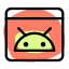 Default web browser of Android operating system icon