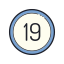 19 círculos icon